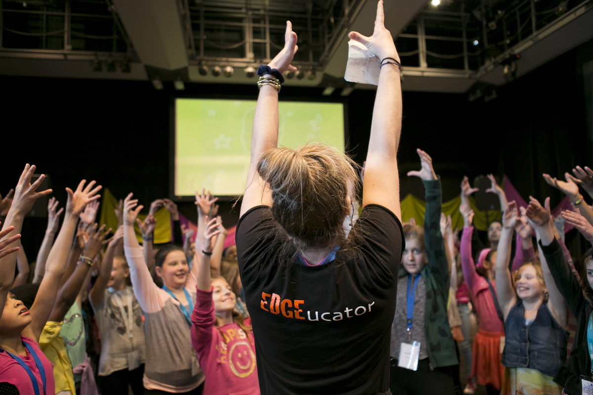 Tree dancing with girls at G Day Toronto 2015